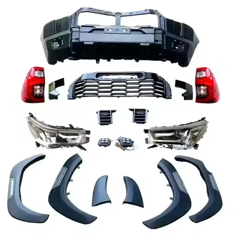 

for Hilux Revo Rocco 2016-2020 for Tundra 2022-2024 Auto Parts Facelift Conversion Body Kits Pickup Car Protection