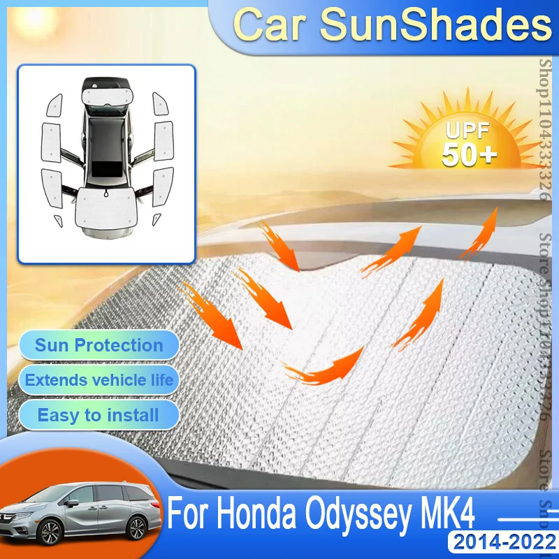 

Sunshades For Honda Odyssey RC1 RC2 2014~2022 Car Window Heat Insulation Sunshades Anti-UV Protection Auto Accessories Car Parts