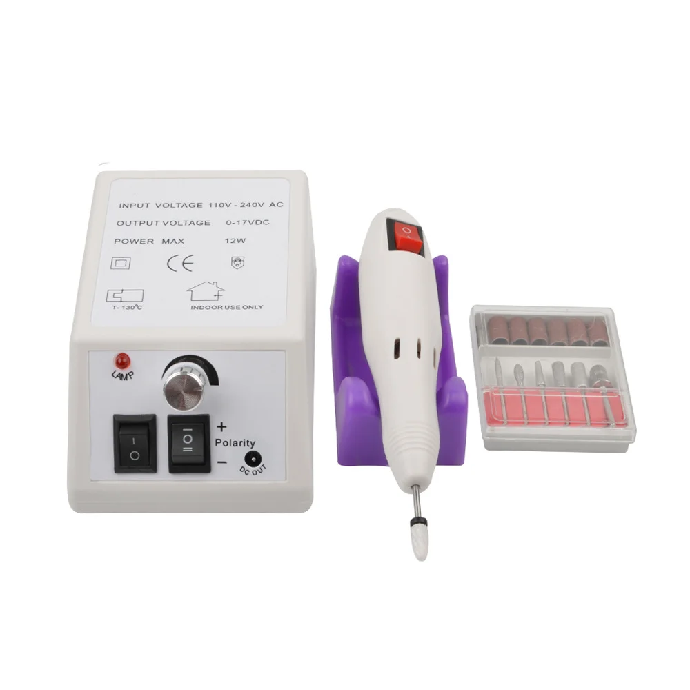 

0-2000 Rpm Adjustable Nail Shop Professional Hand- Removing Polishing Drilling Remove Fake Nails Motor Jewelry Art Equipment Kit
