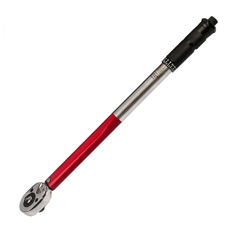 1PC 3/8 inch Square Ratchet Head 19-110Nm Auto Tire Pre Installed Torque Wrench Motorcycle Repair Hand Tools  Quick Detachment