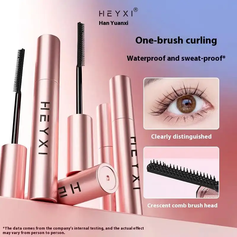Ciglia Allungamento Curling Mascara Allungamento Ispessimento Impermeabile Resistente al sudore Ciglia setose Non sbava Facile da rimuovere