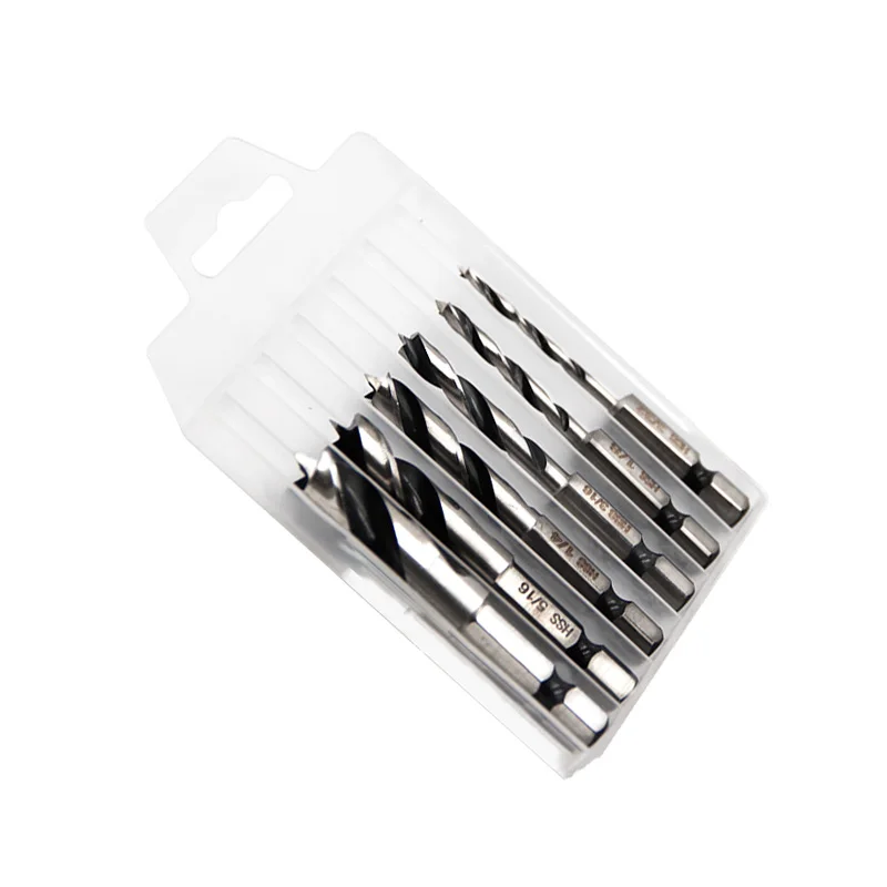 Imagem -06 - Hex Shank Drill Bits Conjunto para Carpintaria Elétrica Ferramenta Elétrica Troca Rápida 3-point Stubby Hss 14 Pcs