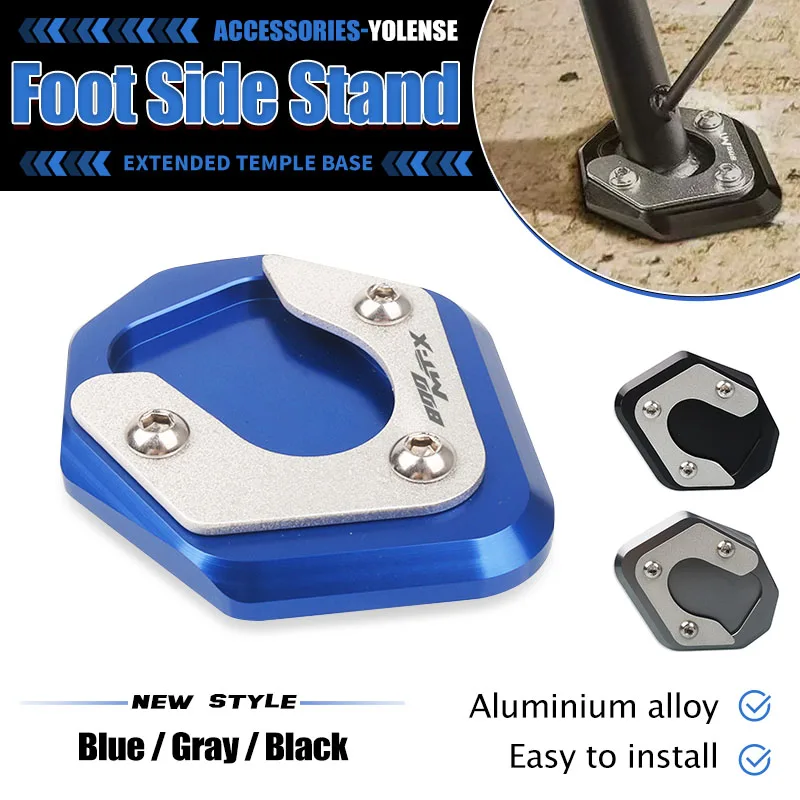 

Подставка для ног с ЧПУ для мотоцикла 800MT 800MTX, боковая подставка для ног, удлинитель, опорная пластина, увеличенная подставка