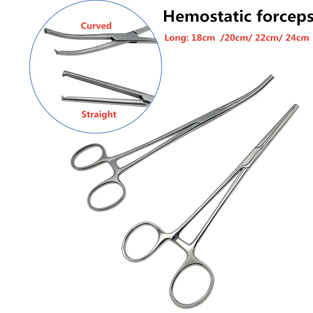1pc-8cm-24cm-bracadeiras-de-travamento-pinca-de-pesca-hemostatica-bracadeiras-cirurgicas-arterianas