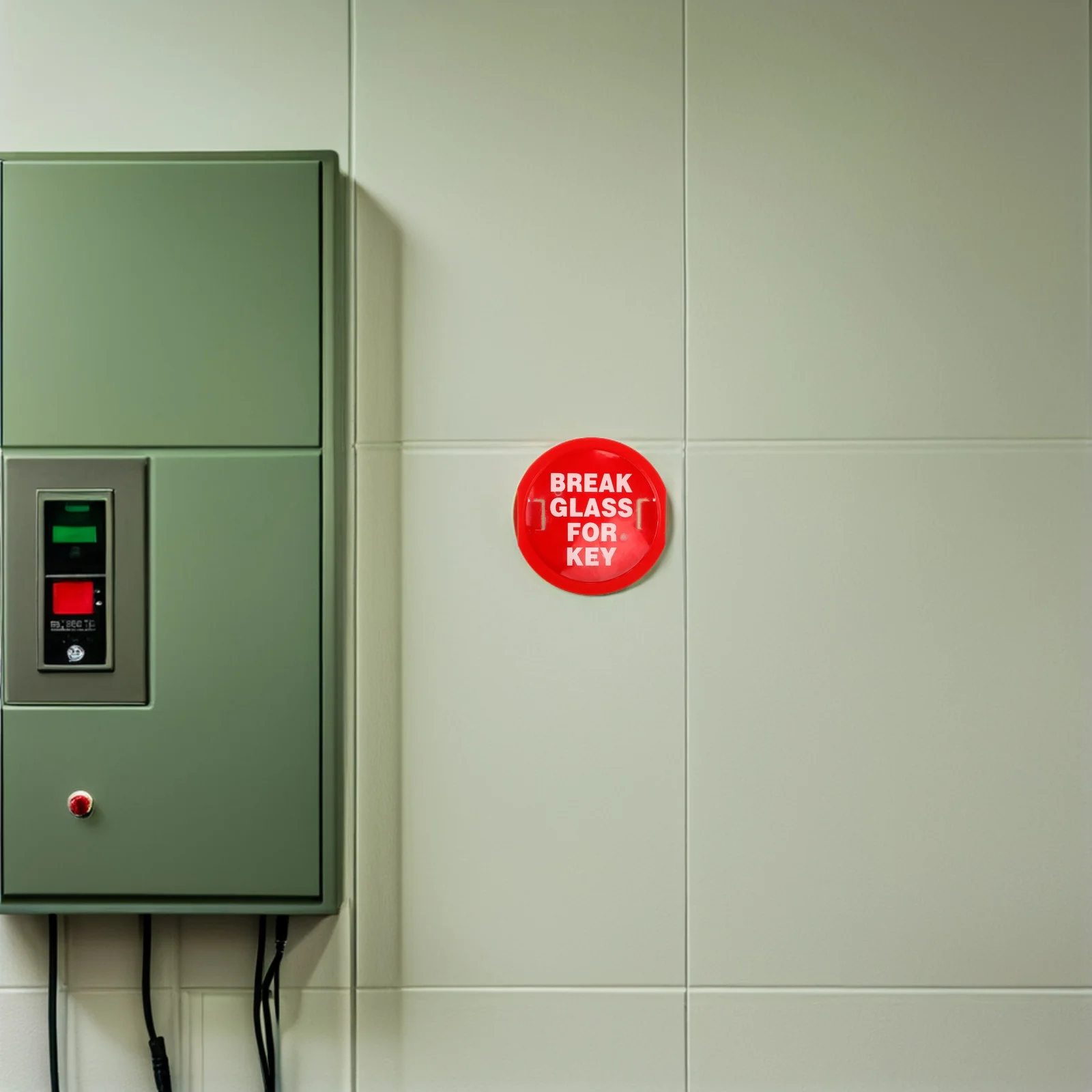 4Pcs Wall Mount Key Lock Box Emergency Fire Safety Red Storage for Keys and Tools