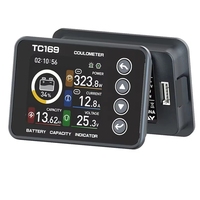 AA81-TC169 High Precision Coulombmeter DC6-60V Lithium Battery Capacity Tester Indicator Color Screen Power Meter Ammeter