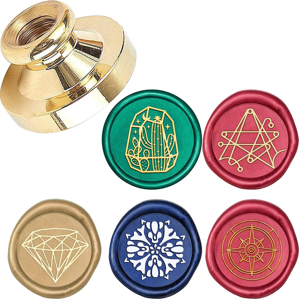 Linie Diamant Kaktus Schneeflocke Wachs Siegel Stempel DIY Handwerk liefert Scrap booking Weihnachten Hochzeits einladung für die Dekoration