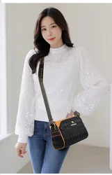 Shoulder Bag for Women Purse- Fashion Crossbody Bags Underarm Bag Small Square Satchel Handbag