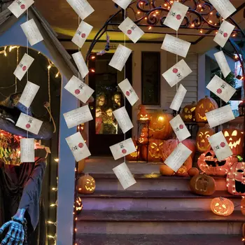 20pcs Magic Wizard ลอย Acceptance ตัวอักษรแบนเนอร์สําหรับฮาโลวีน Harry ปาร์ตี้ตกแต่ง Masquerade Welcome Letter