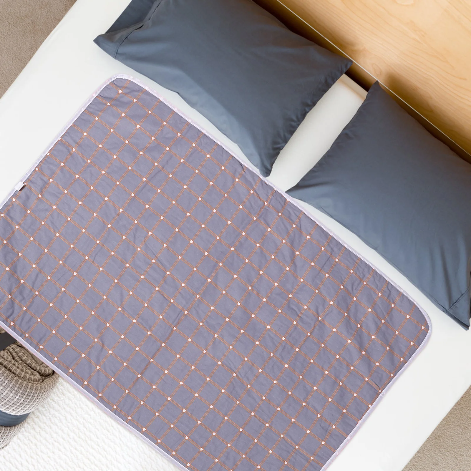 

Подушка для кровати при недержании, дышащая многоразовая моющаяся подгузник для взрослых, удобная защита для матраса, впитывающая мочи, увлажняющая кровать