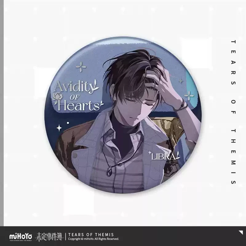 لعبة دموع ثيميس ماريوس فون هاجن أرتيم وينج لوك بيرس أنيمي تأثيري شارة بروش بطاقة بريدية ملحق هدية الهالوين