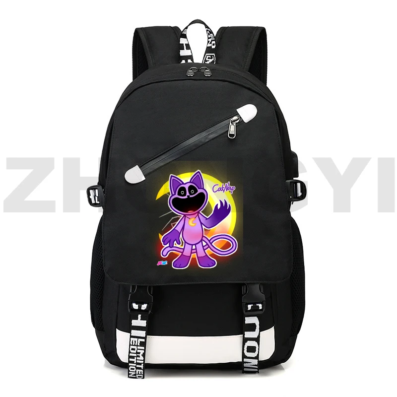 Horror Game Smiling Critters School Backpack Women Men Waterproof Bookbag Teens College Student Travel Shoulder Bag High Quality