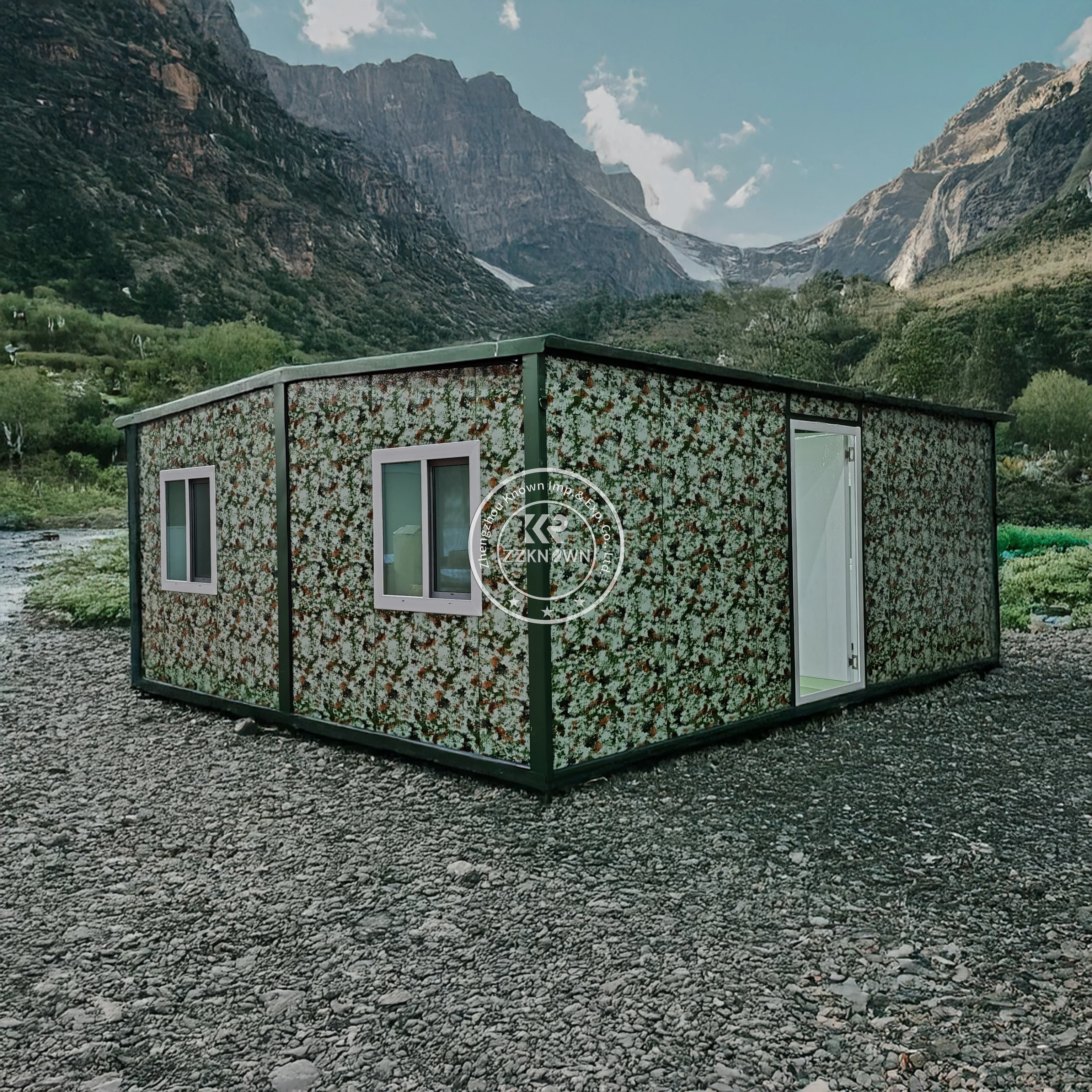 2025 Самый продаваемый прочный сборный дом длиной 20 футов. Современный складной контейнерный дом для жилых помещений для развития эко-реторт.