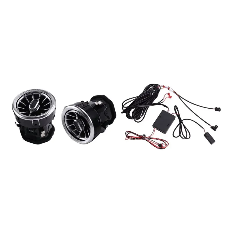 AS57-For Mazda 3 2011-2015 Car LED Multi-Color Ambient Light Front Dashboard AC Air Condition Vent Outlet Replacement Part