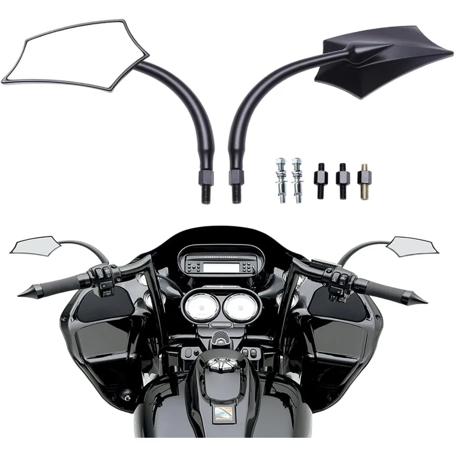 

Мотоциклетные зеркала на руль — универсальное боковое зеркало 8 мм 10 мм для Street Electra Glide Road King Street Dyna Bob Softial Sp