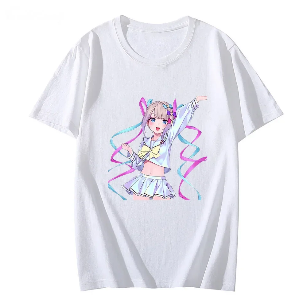 NEEDY GIRL OVERDOSE T-shirt 100% Cotton Tees Girls Summer Loose Shirt Game Anime Clothes Kawaii Graphic T Shirts Cartoon Tshirts