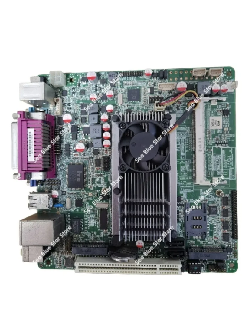 Industrial Control D525 motherboard dual-core quad-thread support DDR3 LVDS with PCI cash register industrial control
