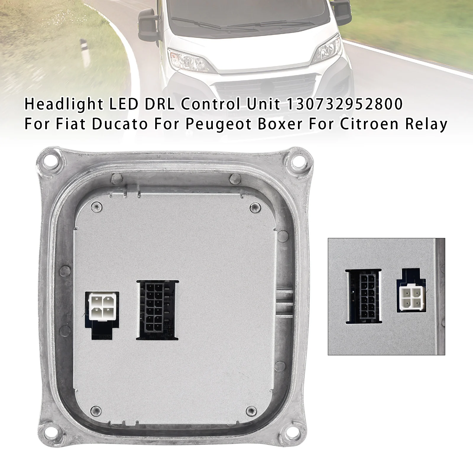 Artudatech Headlight LED DRL Control Unit 130732952800 For Fiat Ducato For Peugeot Boxer For Citroen Relay