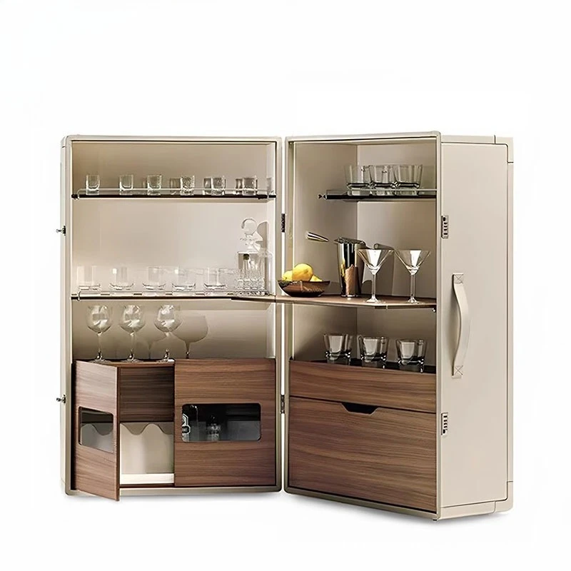 Italian mobile travel wine cabinet, household wine cabinet, display cabinet