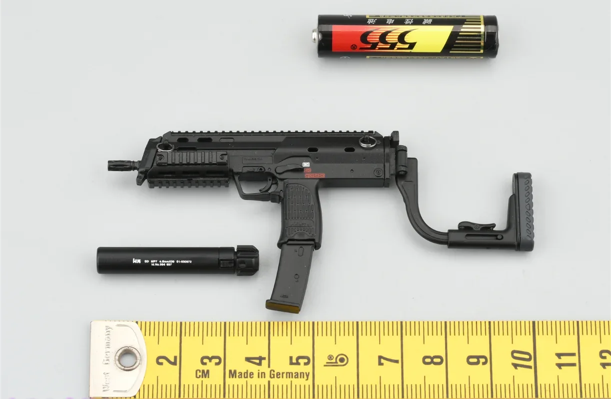 

Easy&Simple 1/6 Scale Soldier MP7 Submachine Gun Model for 12" ES XP001 ZERT