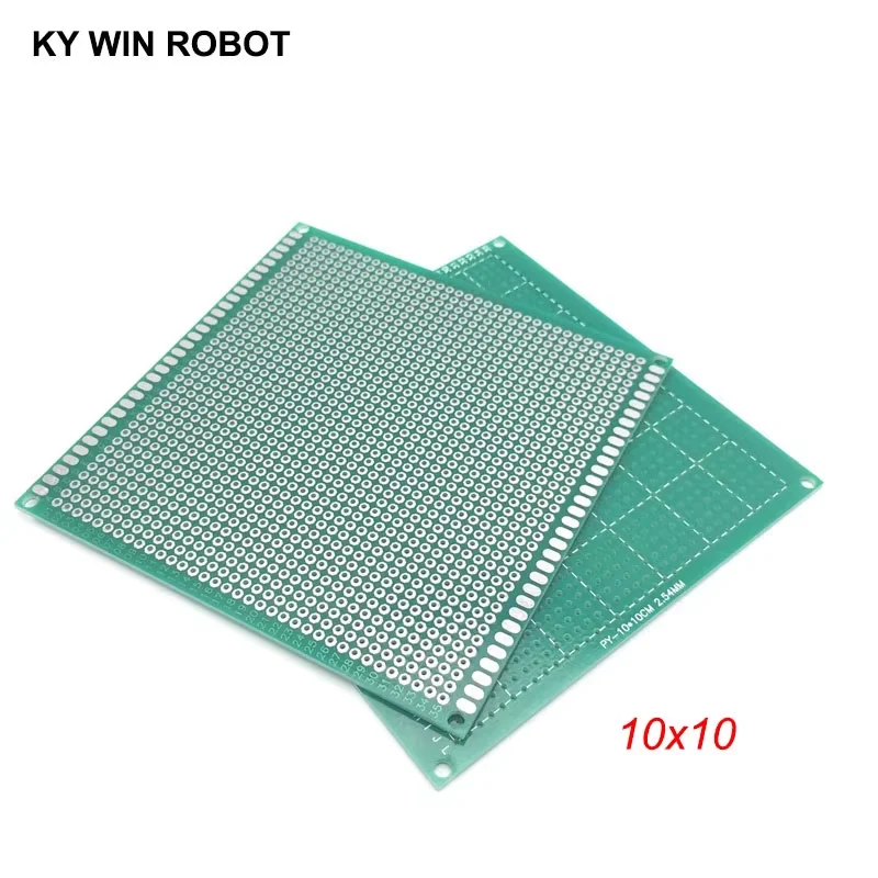 1pcs 10x10cm 100x100 mm Single Side Prototype PCB Universal Printed Circuit Board Protoboard For Arduino