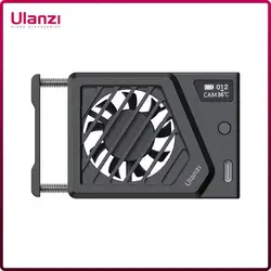 Updated Version Ulanzi CA25 Camera Cooling Fan Radiator 4K Recording Kit Heat Sink For Sony ZV-E1 R6 Mark II FUJIFILM XT4 Nikon