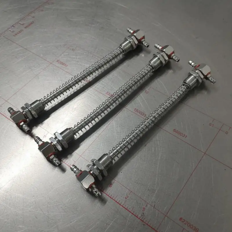 Robotic Arm Accessories Industrial Vacuum Small Head Suction Cups M12/M10 T-shaped External Spring Buffer Hardware Sucker Rod
