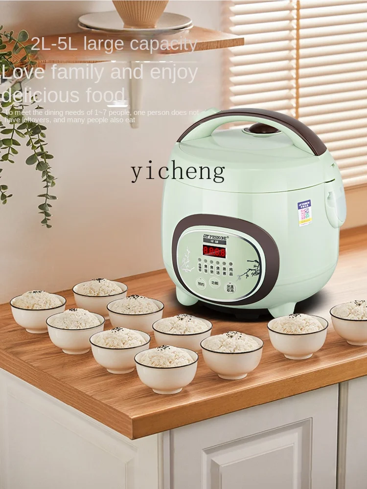 ZC Low Sugar Rice Cooker Rice Soup Separation 2-3l Mini Smart Household Multi-Function Rice Cooker