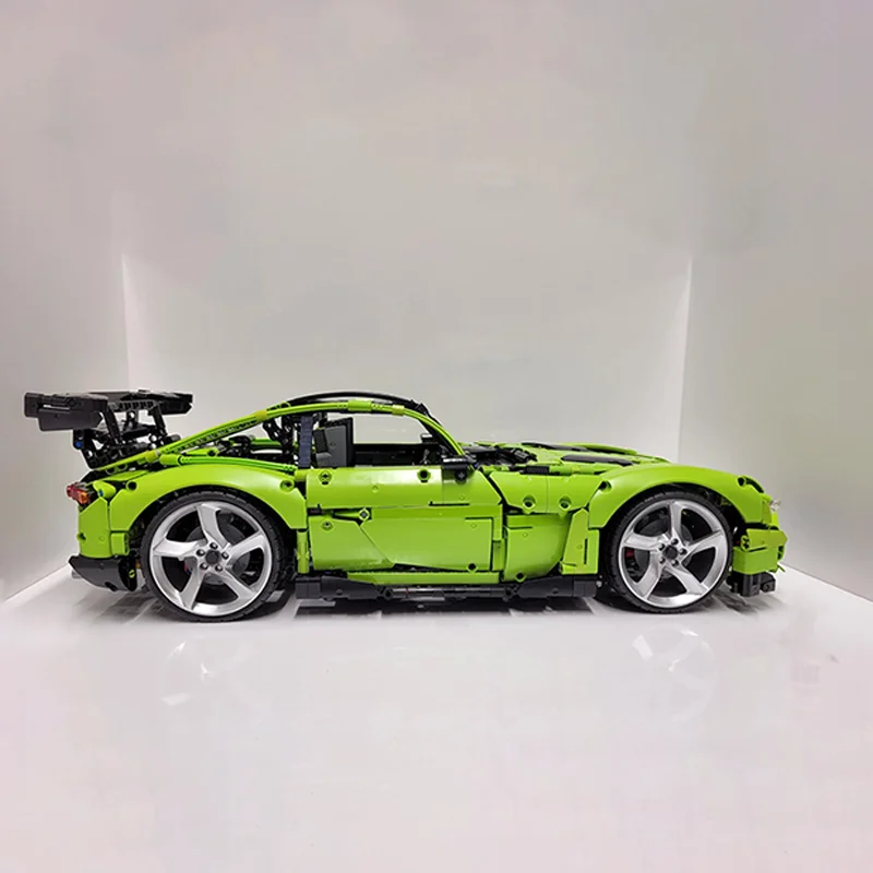2456 قطعة MOC سيارة رياضية AMGed GT-R سلسلة سوداء 42115 B-نموذج عالي الأداء المتسابق لتقوم بها بنفسك نموذج اللبنات ألعاب عيد ميلاد هدية #3