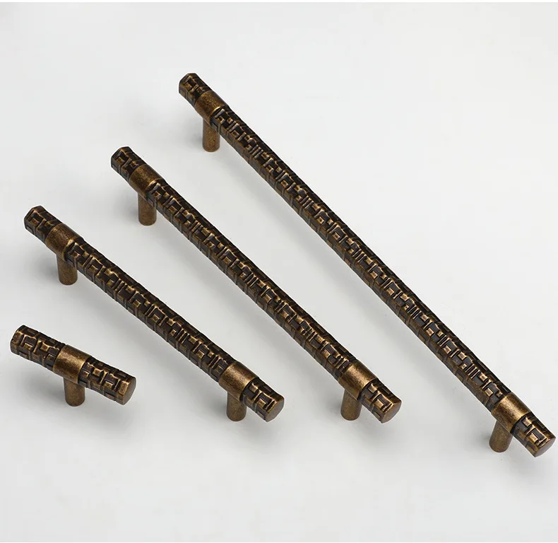 YUTOKO Antiker Bronze-Schrankgriff im chinesischen Stil, Einloch-Schubladengriff, kleiner Griff für Schränke und Aufbewahrungsschränke – Detail 27