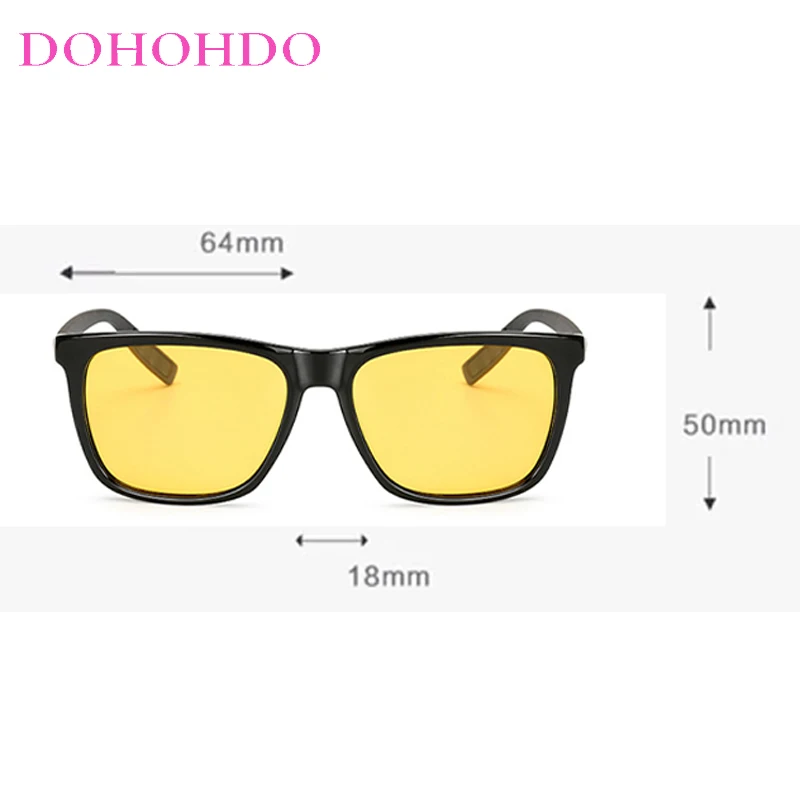 الاستقطاب مكبرة الرجال النساء ريترو العلامة التجارية الجديدة مصمم نظارات شمسية موضة المضادة للوهج القيادة نظارات الرؤية الليلية للجنسين UV400 #6