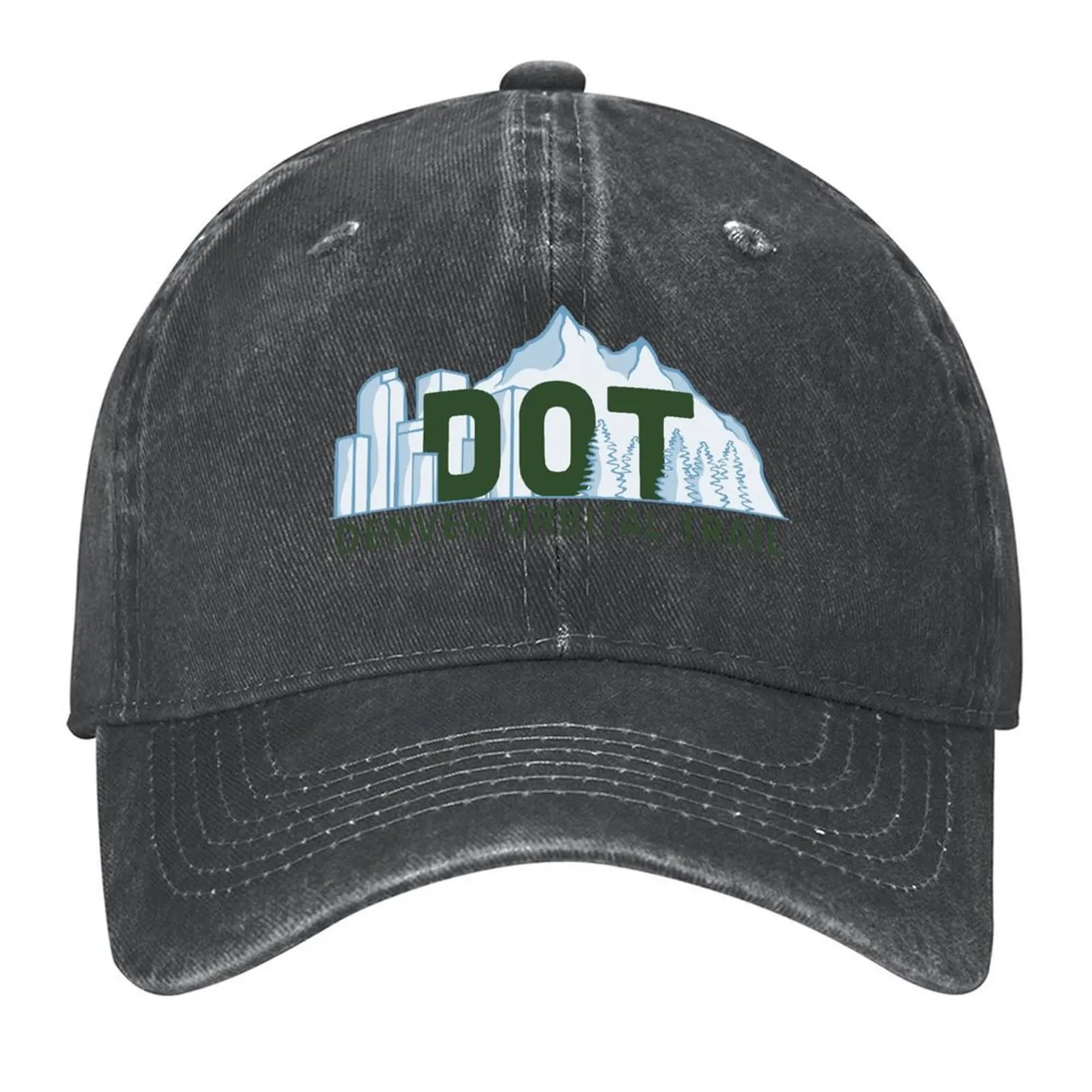 

Denver Orbital Trail - Illustration Baseball Cap Mountaineering foam party Hat Streetwear Luxury Cap Men's Luxury Women's