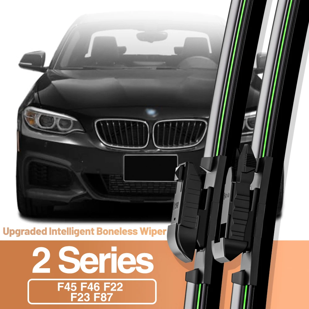 

2pcs For BMW 2 Series F45 F46 F22 F23 F87 2014-2020 Front Windshield Wiper Blades Windscreen Window Accessories 2015 2017 2019