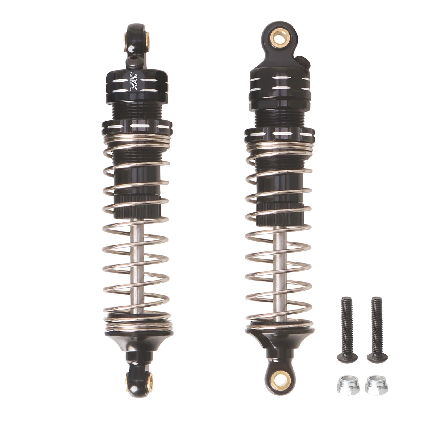 KYX Racing Aluminum Front Rear Suspension Shock Set Damper Upgrades Parts Accessories for 1/10 RC Car Tamiya The Bigwig 2017