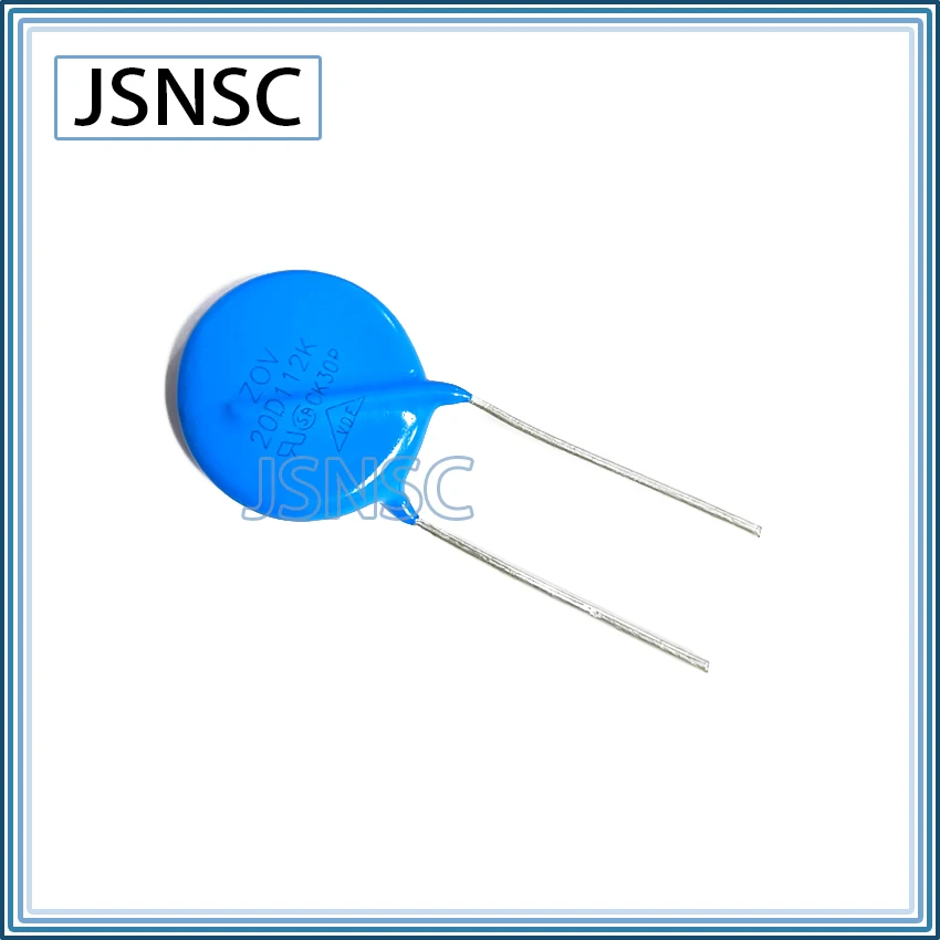JSNSC Varistor 250PCS 20D 20D751K 20D821K 20D911K 20D102K 20D112K Diameter 20MM 750V 820V 910V 1KV 1.1KV 1000V piezoresistor