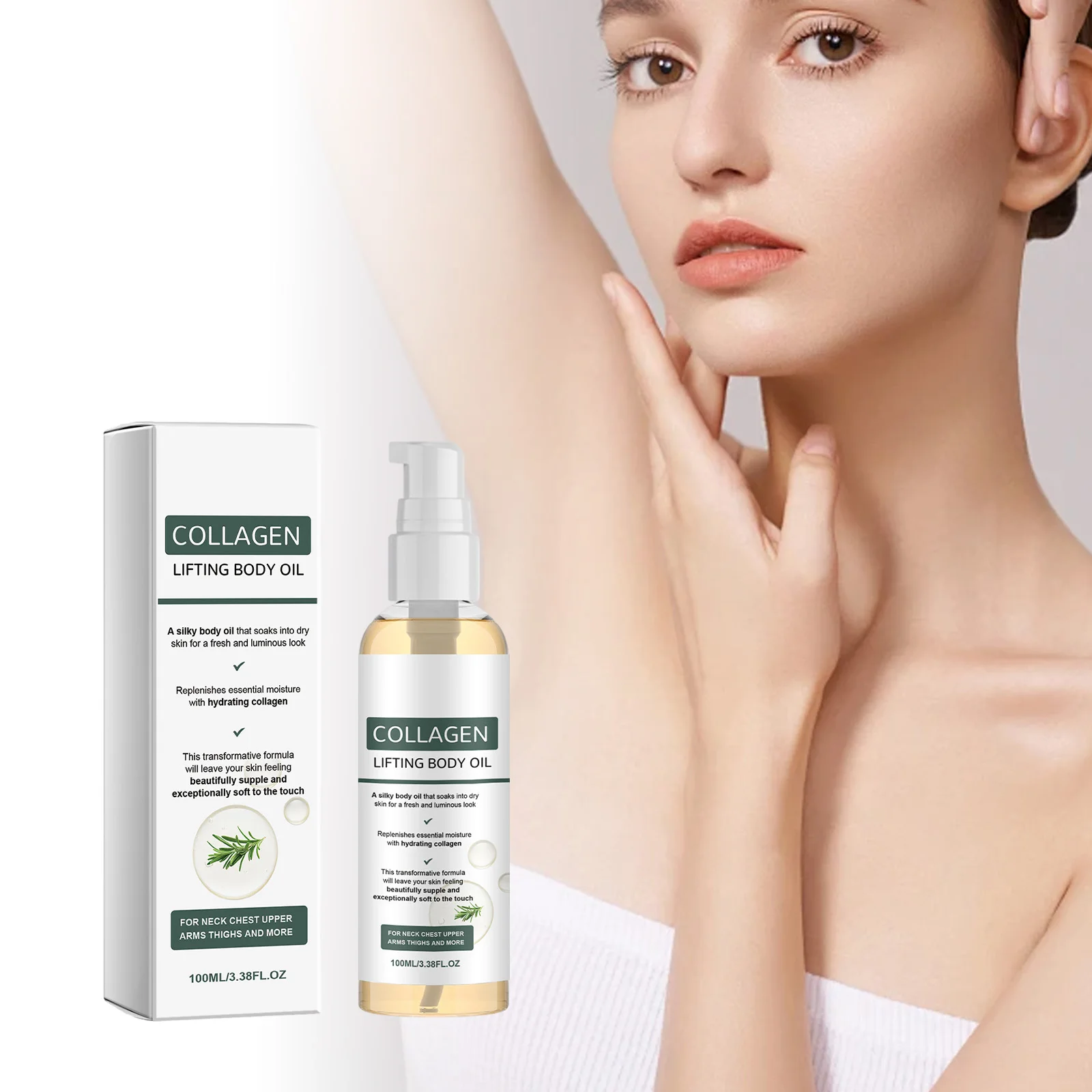 

Hydrating Body Care Oil Smooth Brightening Firming Skin Moisturizing Body Oil Improve Dry Rough Texture Full Body Skin Care
