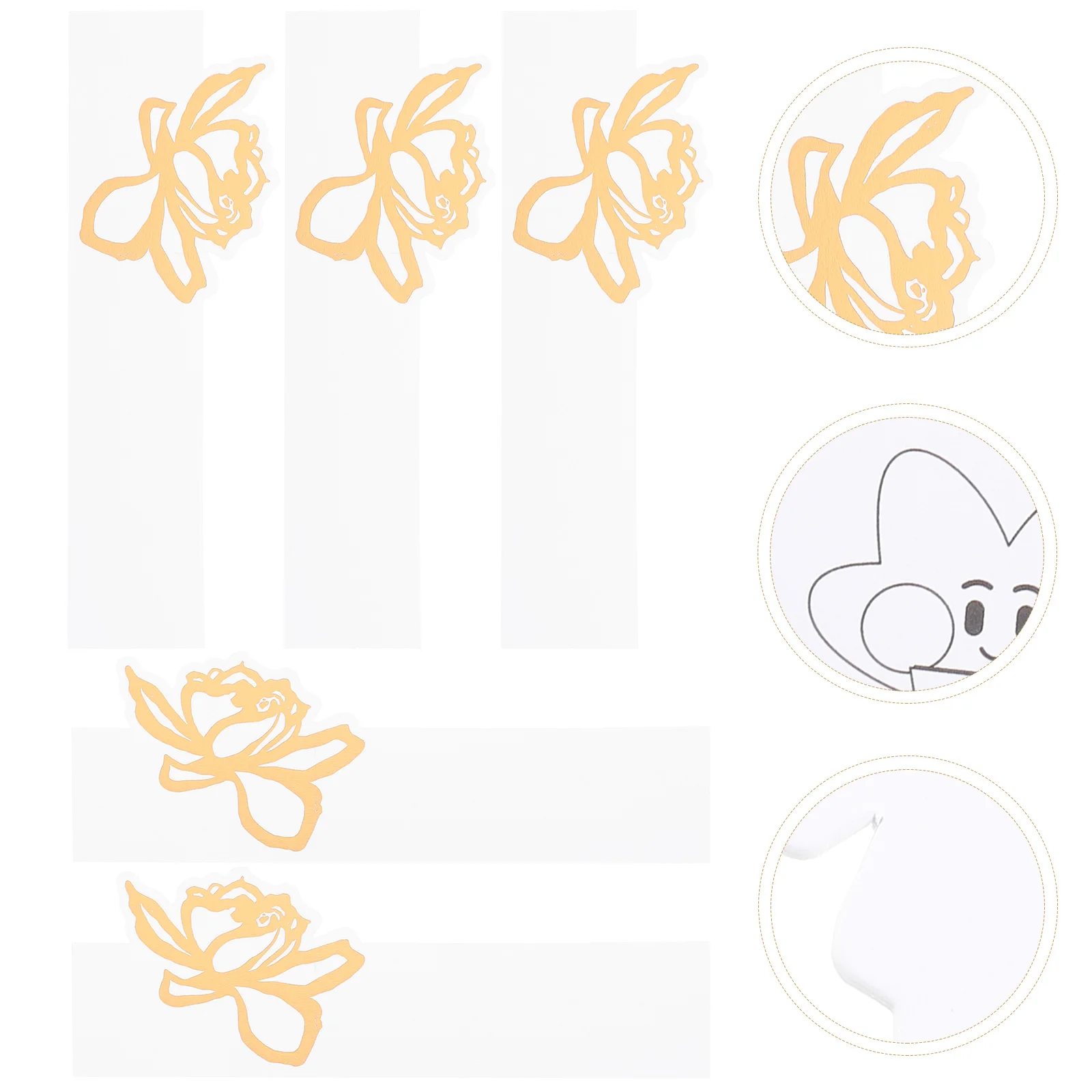 5 قطعة معكرون لا بقايا لزجة ملاحظة ورقة الروائح العطر الإشارات المرجعية الاستخدام اليومي شرائط الاختبار