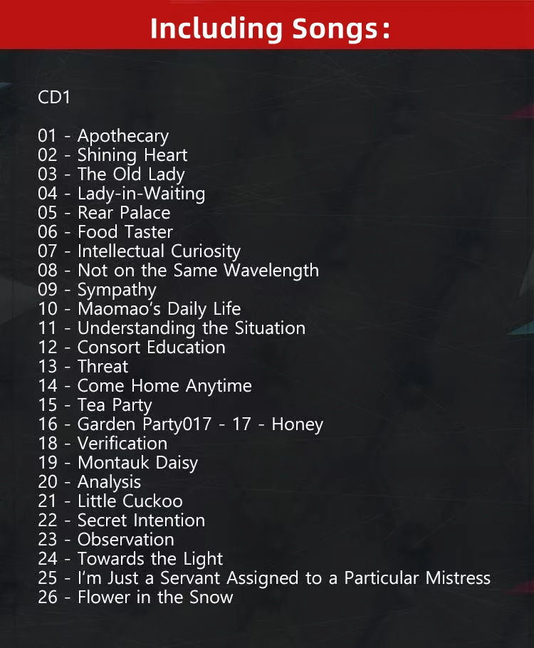 Anime The Apothecary Diaries Satoru Kosaki Música CD Maiores Hits OST Álbum 3pcs Gravação de Música Cosplay Walkman Carro Caixa de Trilha Sonora