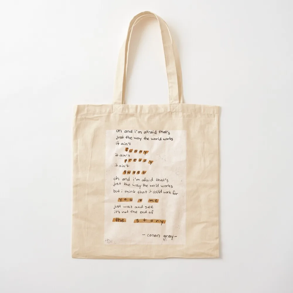 

the story by conan gray Tote Bag