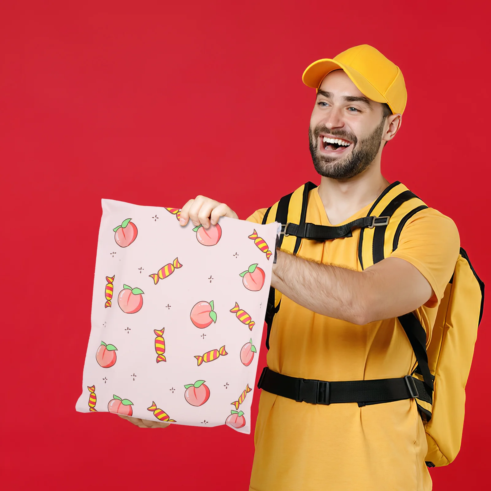 100Pcs Thickened Express Packing Bags Self Sealing Waterproof Shipping Envelopes for Books Clothes Heavy Duty Courier Delivery