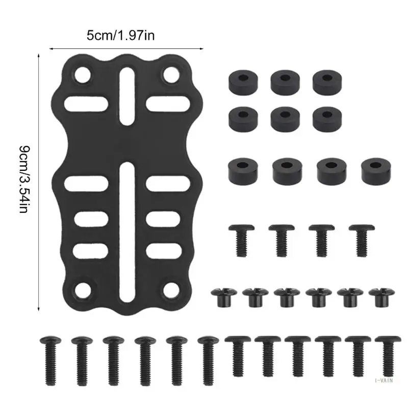 M5tc universal montagem modulars coldres adaptadores taticamente gota perna coldres plataforma adaptadores base montagem