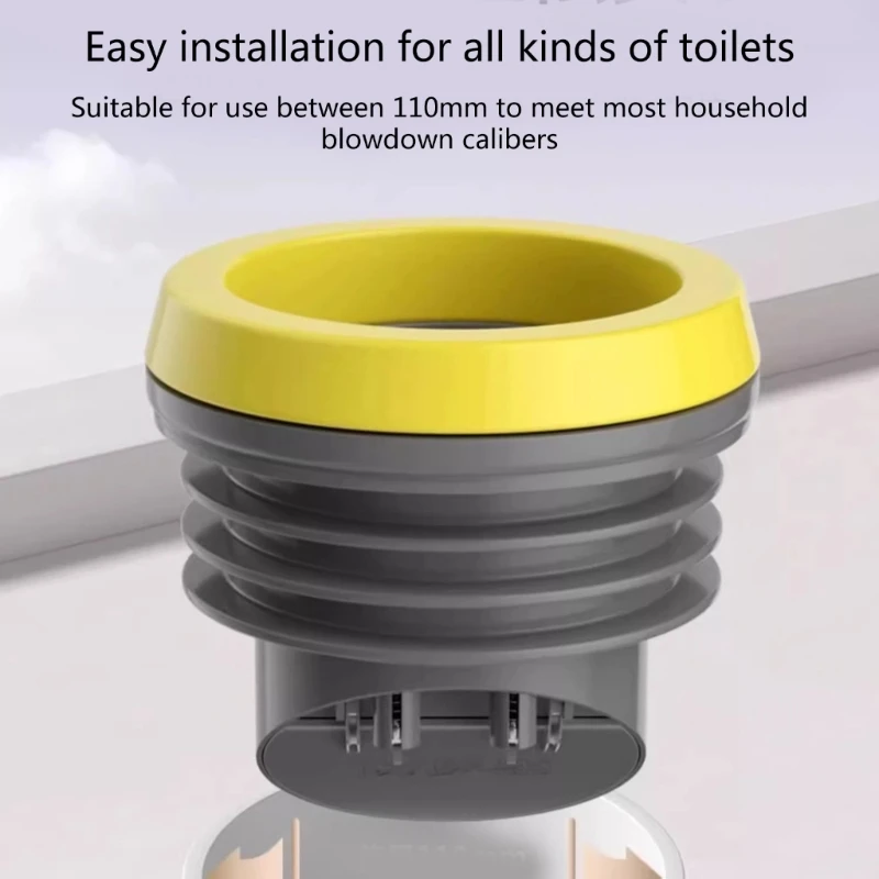 pratica riparazione della flangia della toilette facilita le configurazioni facilita l'uso della guarnizione della