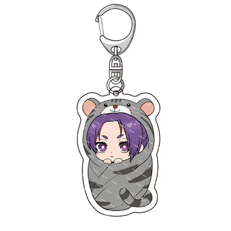 أنيمي الأزرق قفل Isagi Yoichi سلسلة مفاتيح مصنوعة من الأكريليك قلادة جديدة المنتجات ذات الصلة مفتاح سلسلة أصدقاء شنطة هدايا السحر Q نسخة الكرتون #6