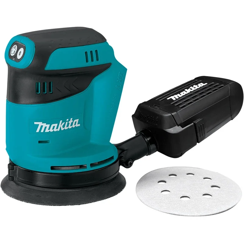 Makita dbo180z íon de lítio 18v disco recarregável sem fio lixadeira orbital aleatória carpintaria lixar massa polimento ferramenta nua