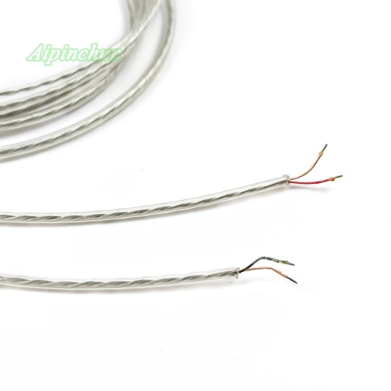 Aipinchun 3.5mm 3-폴 라인 타입 잭, DIY 이어폰 케이블 헤드폰 수리 교체 OFC 와이어 코드 A39