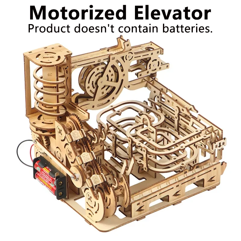 New 3D Wooden Puzzles Electric - огляд і ціна Marble Run Set