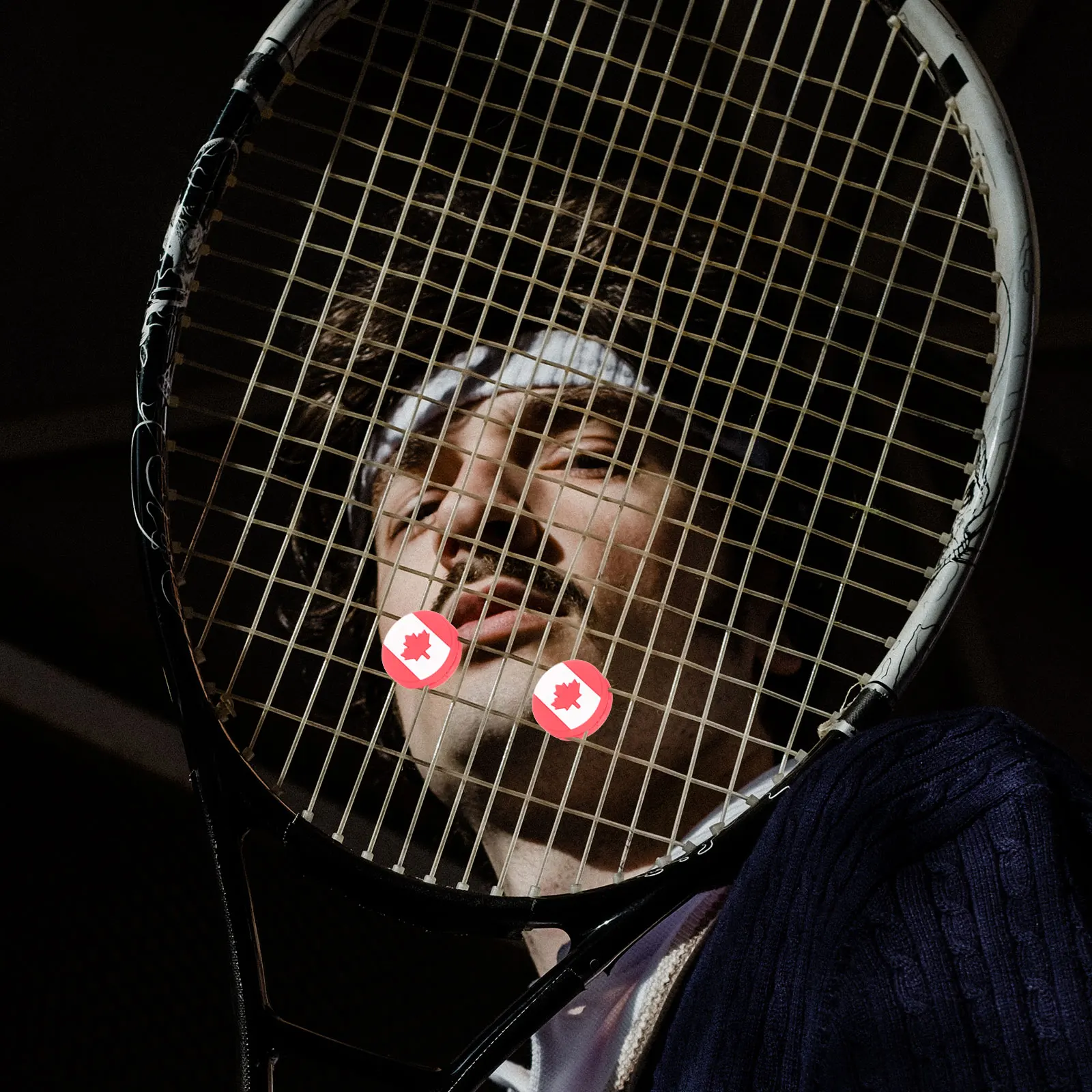 

6 Pcs Flag Tennis Dampener National Designed Dampers for Rackets Shock Absorber