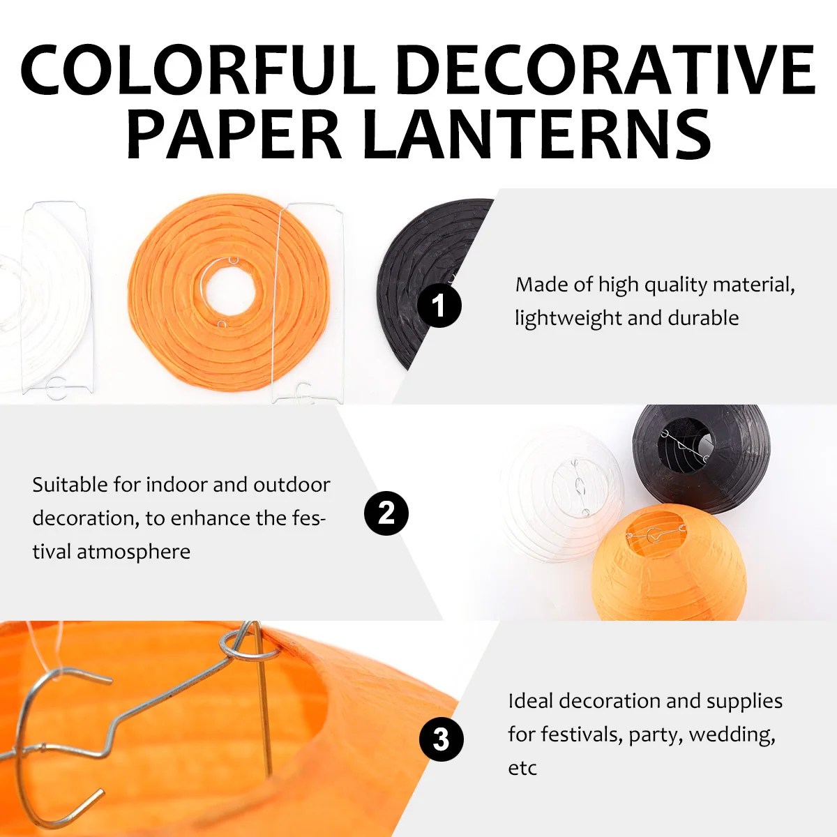 

9Pcs Foldable Wedding Paper Lantern Hanging Ball Lamps Indoor Outdoor Festival Party Wedding Decoration Supplies