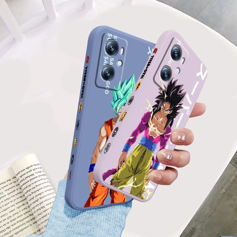 Japanese Anime D-D-Dragon Ball Liquid Left Rope For OPPO Find X6 X5 X3 A98 A96 A94 A93 A77 A76 A74 A72 A57 A53 A16 5G Soft