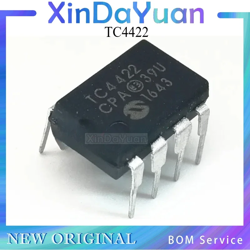 5 pcs TC4422CPA TC4422EPA  TC4422  DIP-8 9A   MOSFET